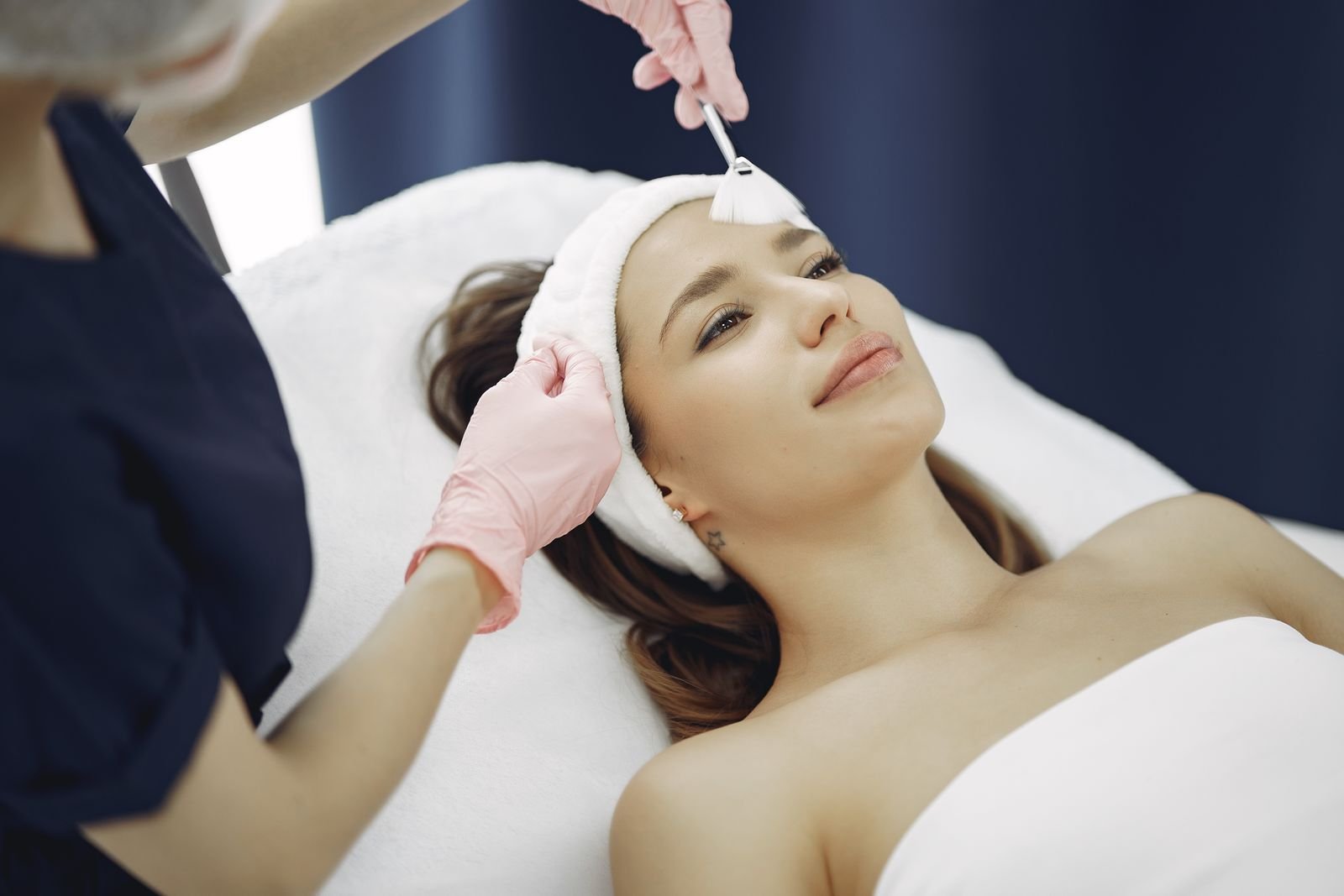In-clinic skincare — illustrative stock photo